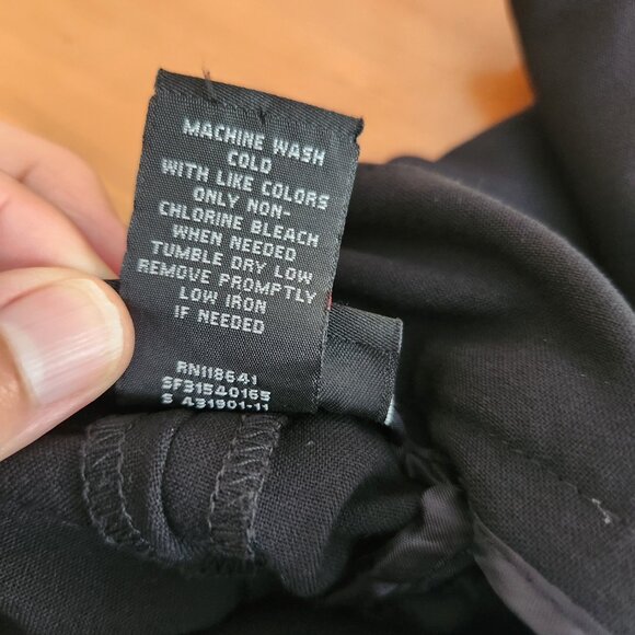 Lane Bryant Black Trousers Size 22 Petite Plus - Picture 5 of 6